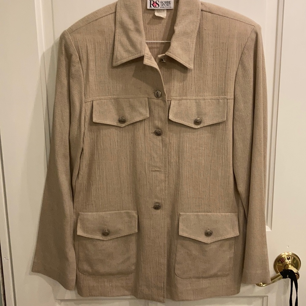 Vintage lightweight blazer shirt